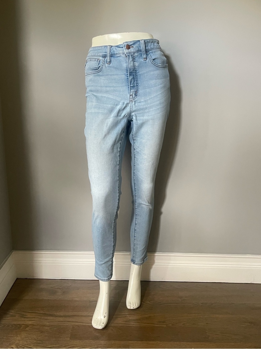 Madewell Light Blue High-Rise Ankle Jeans